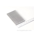 Aletas de aluminio de metal ondulado para intercooler